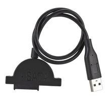 Load image into Gallery viewer, Slim SATA 13 Pin Female to USB 2.0 Adapter Converter Cable for Laptop ODD CD DVD Optical Drive, Cable Length: about 45cm