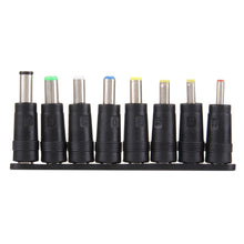 Load image into Gallery viewer, 5.5x2.1mm Female to Multiple Male Interfaces 8 in 1 Power Adapters Set for HP / Sony / Acer / ASUS / DELL Laptop Notebook, 8 in 1 Power Adapters