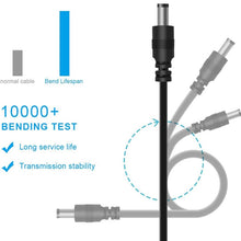 Load image into Gallery viewer, 12 in 1 DC Power Cord USB Multi-Function Interchange Plug USB Charging Cable(Black), 12 in 1