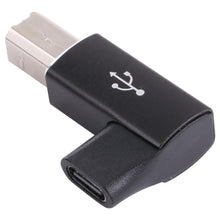 Load image into Gallery viewer, USB-C / Type C Female to USB 2.0 B MIDI Male Adapter for Electronic Instrument / Printer / Scanner / Piano