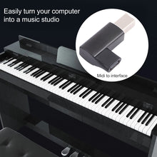 Load image into Gallery viewer, USB-C / Type C Female to USB 2.0 B MIDI Male Adapter for Electronic Instrument / Printer / Scanner / Piano