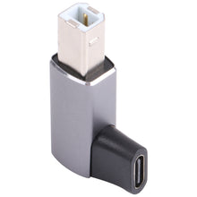Load image into Gallery viewer, USB-C / Type C Female to USB 2.0 B MIDI Male Adapter for Electronic Instrument / Printer / Scanner / Piano