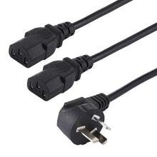 Load image into Gallery viewer, 10A 250V 3 Pin Computer PC Power Cable, Length: 1.8m, AU Plug, Double Heads AU Plug