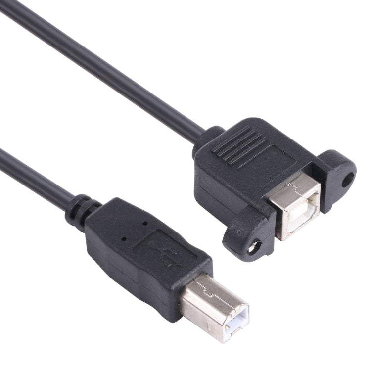 USB BM to BF Printer Extension Cable with Screw Hole, Length: 50cm, USB-B Male to USB-B Female, 50cm