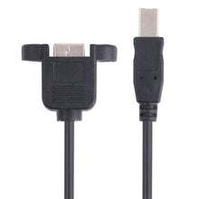 Load image into Gallery viewer, USB BM to BF Printer Extension Cable with Screw Hole, Length: 50cm, USB-B Male to USB-B Female, 50cm