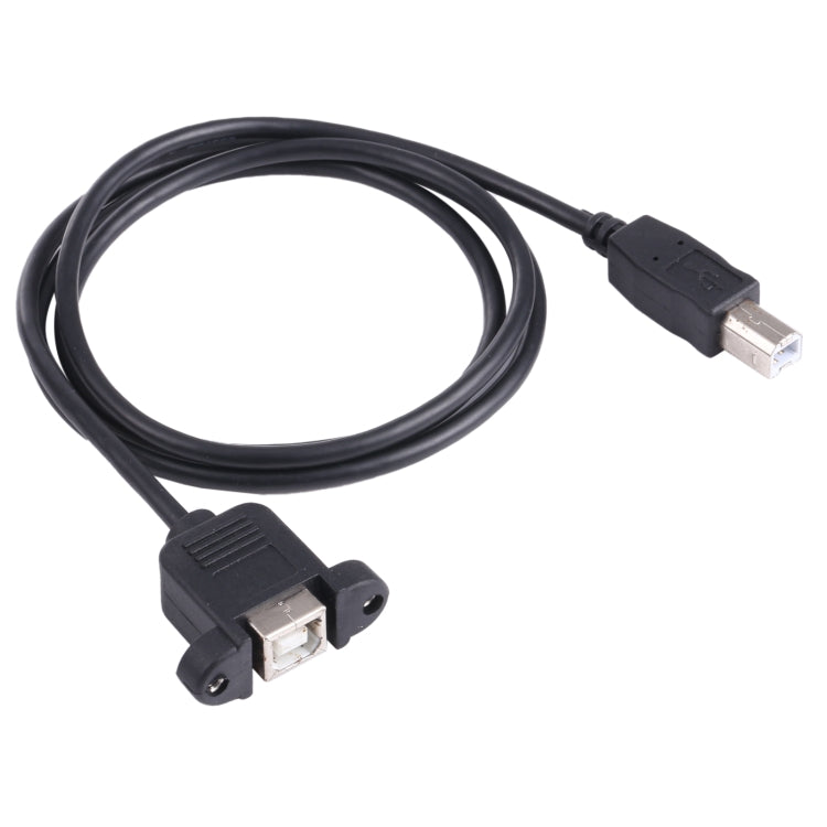 USB BM to BF Printer Extension Cable with Screw Hole, Length: 50cm, USB-B Male to USB-B Female, 50cm