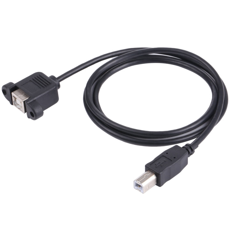 USB BM to BF Printer Extension Cable with Screw Hole, Length: 50cm, USB-B Male to USB-B Female, 50cm