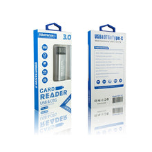 Load image into Gallery viewer, ADS-103 3 in 1 Type-C Male to USB 3.0 Female + SD / TF Card Slots OTG Adapter SD / TF Card Reader