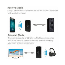 Load image into Gallery viewer, 2 in1 B6 HIFI Bluetooth Audio Transmitter Receiver Adapter Portable Audio Player, B6