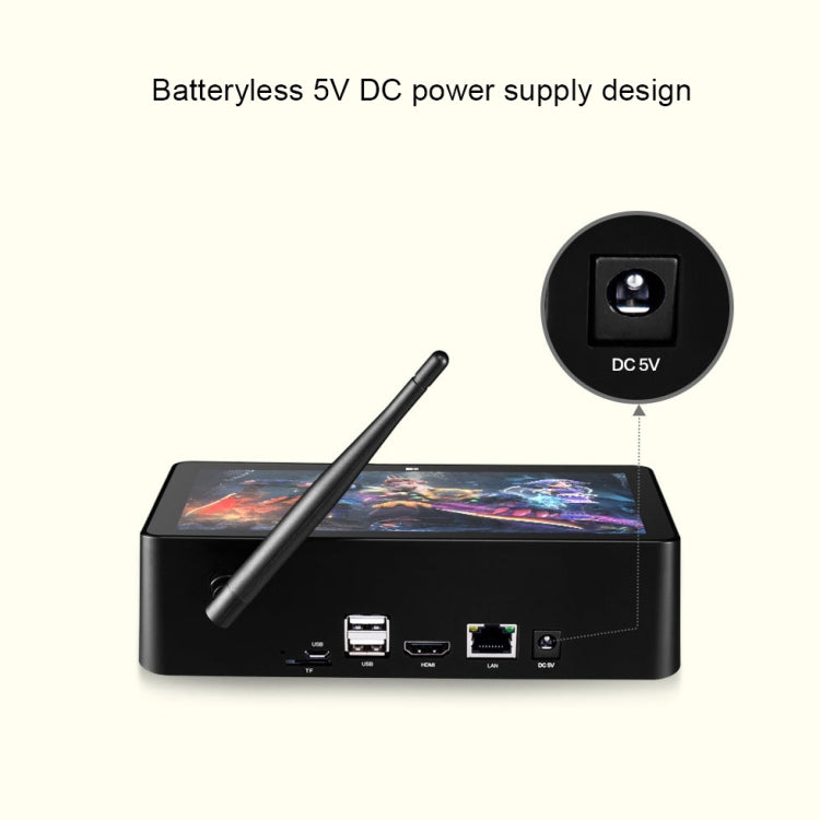 PiPo X8 Pro TV Box Style Mini PC, 4GB + 64GB, 7 inch Windows 10, Intel Celeron J4105 Quad Core, US/EU Plug, X8 Pro