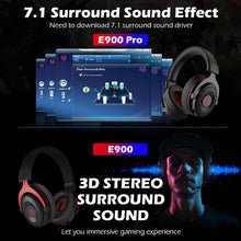 Load image into Gallery viewer, EKSA E900 Pro 7.1 Gaming Wire-Controlled Head-mounted USB Luminous Gaming Headset with Microphone, E900 Pro