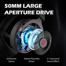 Load image into Gallery viewer, EKSA E900 Pro 7.1 Gaming Wire-Controlled Head-mounted USB Luminous Gaming Headset with Microphone, E900 Pro