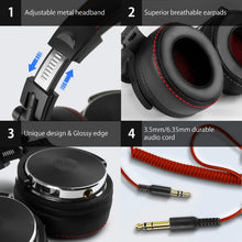 Load image into Gallery viewer, OneOdio Pro-50 Tri-band Balanced Head-mounted HIFI Wired Headset, Pro-50