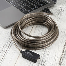 Load image into Gallery viewer, USB 2.0 Active Extension Cable, Length: 15m, Extension Cable, Length: 15m