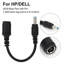 Load image into Gallery viewer, 4.5 x 3.0mm Male to 7.4 x 5.0mm Female Interfaces Power Adapter Cable for Laptop Notebook, Length: 20cm, 4.5 x 3.0mm Male (Length: 20cm)