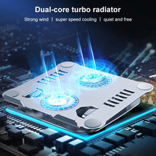 Load image into Gallery viewer, HZ13 Foldable Multi-angle Aluminum Alloy Laptop Fan Cooling Bracket