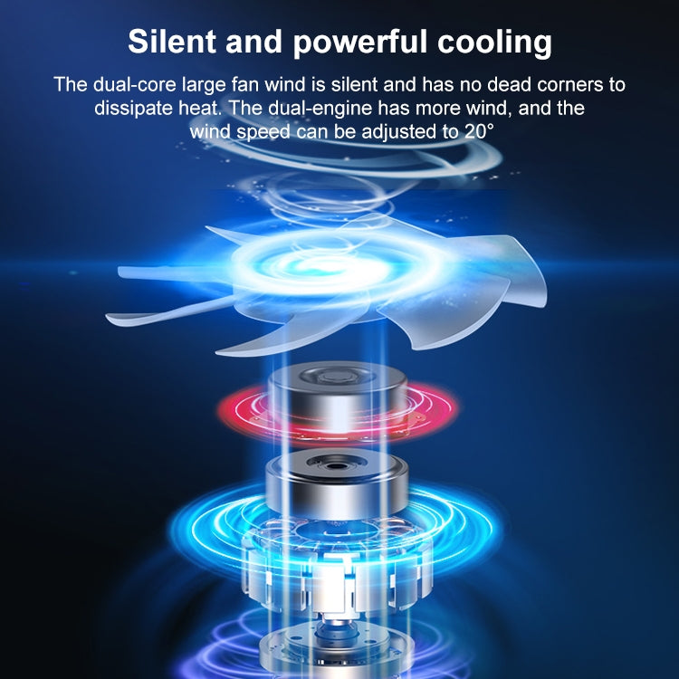 HZ13 Foldable Multi-angle Aluminum Alloy Laptop Fan Cooling Bracket