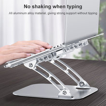 Load image into Gallery viewer, HZ13 Foldable Multi-angle Aluminum Alloy Laptop Fan Cooling Bracket