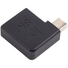 Load image into Gallery viewer, 8K Mini DisplayPort Male to DisplayPort Female Elbow Adapter, Mini DP Male to DP Female Elbow