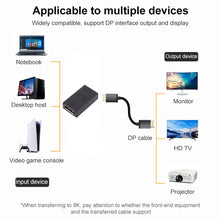 Load image into Gallery viewer, 8K DisplayPort Female to Mini DisplayPort Female Straight Adapter, DP Female to Mini DP Female