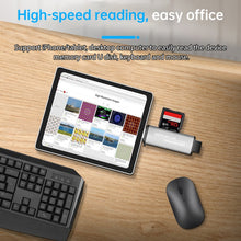 Load image into Gallery viewer, 118 2 in 1 USB + 8 Pin Interfaces USB Flash Disk / Memory Card OTG Card Reader for IOS System Mobile Phone / Computer