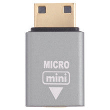 Load image into Gallery viewer, Micro HDMI Female to Mini HDMI Male Adapter, Micro HDMI to Mini HDMI