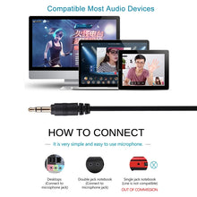 Load image into Gallery viewer, M-309 3.5mm Plug Drive-free Computer Microphone, 3.5mm