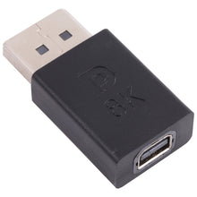Load image into Gallery viewer, 8K DisplayPort Male to Mini DisplayPort Female Straight Adapter, DP Male to Mini DP Female Straight