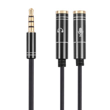 Load image into Gallery viewer, 2 x 3.5mm Female to 3.5mm Male Adapter Cable, 2 x 3.5mm Female to 3.5mm Male