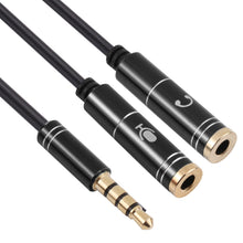Load image into Gallery viewer, 2 x 3.5mm Female to 3.5mm Male Adapter Cable, 2 x 3.5mm Female to 3.5mm Male