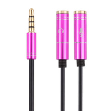 Load image into Gallery viewer, 2 x 3.5mm Female to 3.5mm Male Adapter Cable, 2 x 3.5mm Female to 3.5mm Male