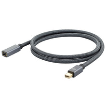 Load image into Gallery viewer, OD6.5mm Mini DP Male to Female DisplayPort Cable, DP Male to Female