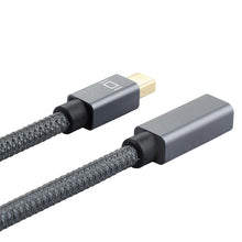 Load image into Gallery viewer, OD6.5mm Mini DP Male to Female DisplayPort Cable, DP Male to Female