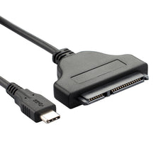Load image into Gallery viewer, USB Type-C / USB-C to SATA 2 7+15 Easy Drive Cable, Length: 20cm