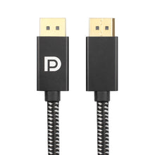 Load image into Gallery viewer, OD6.5mm DP Male to Male DisplayPort Cable, Length: 2m, DP Male to Male