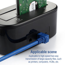 Load image into Gallery viewer, USB 3.0 A Male to Right 90 Degrees Angle USB 3.0 Type-B Male High Speed Printer Cable, Cable Length: 2m, 2m