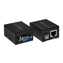 Load image into Gallery viewer, VGA Signal to RJ45 Signal Extender Transmitter + Receiver Converter Ethernet Cable, Transmission Distance: 60m, Transmission Distance: 60m