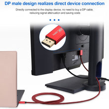 Load image into Gallery viewer, 4K 60Hz USB-C / Type-C Male to DisplayPort Male HD Adapter Cable