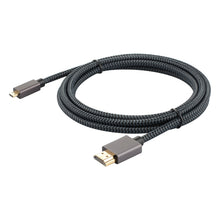 Load image into Gallery viewer, ULT-unite Gold-plated Head HDMI Male to Micro HDMI Male Nylon Braided Cable, Cable Length: 1.2m, 1.2m
