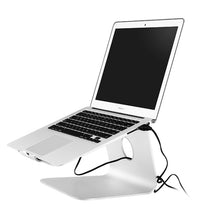 Load image into Gallery viewer, SOPI ZJ-001 Classic Style Aluminum Cooling Stand with Cool Fan for Laptop, Suitable for Mac Air, Mac Pro,  iPad, and Other Laptops, Classic Style with Cool Fan
