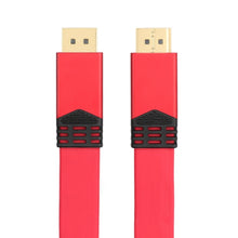 Load image into Gallery viewer, 4K 60Hz DisplayPort 1.2 Male to DisplayPort 1.2 Male Aluminum Shell Flat Adapter Cable, Cable Length: 2m, 2m