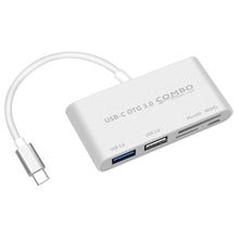 Load image into Gallery viewer, COMBO T-693 5 in 1 USB-C / Type-C to SD / TF / Micro SD Card Slot + USB 3.0 + USB 2.0Ports OTG HUB Card Reader