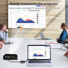 Load image into Gallery viewer, HDCO-VGAM2 1080P VGA Male to HDMI Female Converter with 3.5mm Audio Cable, HDCO-VGAM2