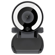 Load image into Gallery viewer, Landshine 90 Degree Wide-angle 2K USB Autofocus Computer Live Beauty HD Camera with Ring Light