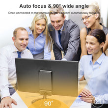Load image into Gallery viewer, Landshine 90 Degree Wide-angle 2K USB Autofocus Computer Live Beauty HD Camera with Ring Light