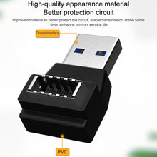 Load image into Gallery viewer, Type-E Female to USB 3.0 Male Computer Host Adapter, Type-E Female to USB 3.0 Male