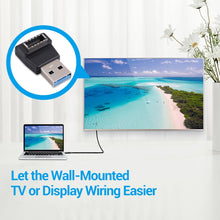 Load image into Gallery viewer, Type-E Female to USB 3.0 Male Computer Host Adapter, Type-E Female to USB 3.0 Male