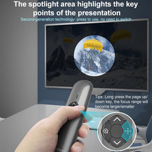 Load image into Gallery viewer, ASiNG A8 32GB Green Laser PPT Page Turning Pen Wireless Presenter, A8 32GB