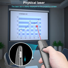 Load image into Gallery viewer, ASiNG A8 32GB Green Laser PPT Page Turning Pen Wireless Presenter, A8 32GB
