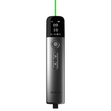 Load image into Gallery viewer, 32GB Green Light Multifunctional PPT Touch Laser Page Turning Pen Wireless Presenter, A9 Pro 32GB Green Light(Grey), A9 32GB Green Light(Blue)